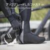 ROCKBROS Cycling Shoe Covers, Cold Weather, Windproof, Water-Repellent, Compatible with Binding Shoes, Reflective, Non-Slip, Unisex, Size M