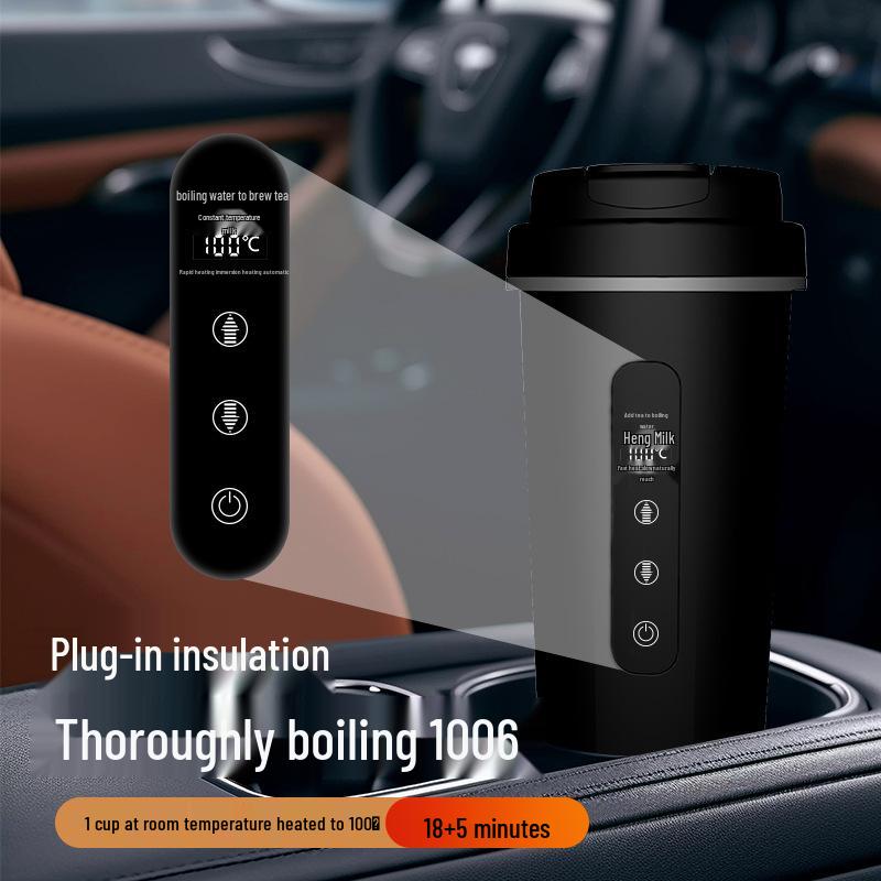 Universeller Reise-Autokocher aus Edelstahl 12V/24V