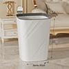 Large Capacity Lidless Trash Can for Home & Office - Suitable for Bathroom, Kitchen, Living Room