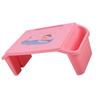 Laptop Bed Desk Bridge Storage Design Smoother Edges Minimalist Study Bed Desk for College Students Home School Pink