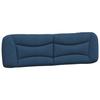 VidaXL Headboard Cushion, Reading Pillow with Zipper, Reading Cushion for Bed Bedroom, Blue 180 374606