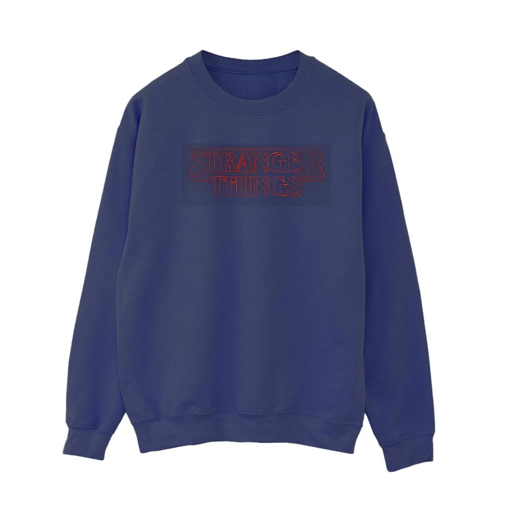 Netflix Womens/Ladies Stranger Things Glow Logo Sweatshirt