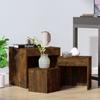 VidaXL Nesting Tables 3 Pcs Smoked Oak Engineered Wood 815225