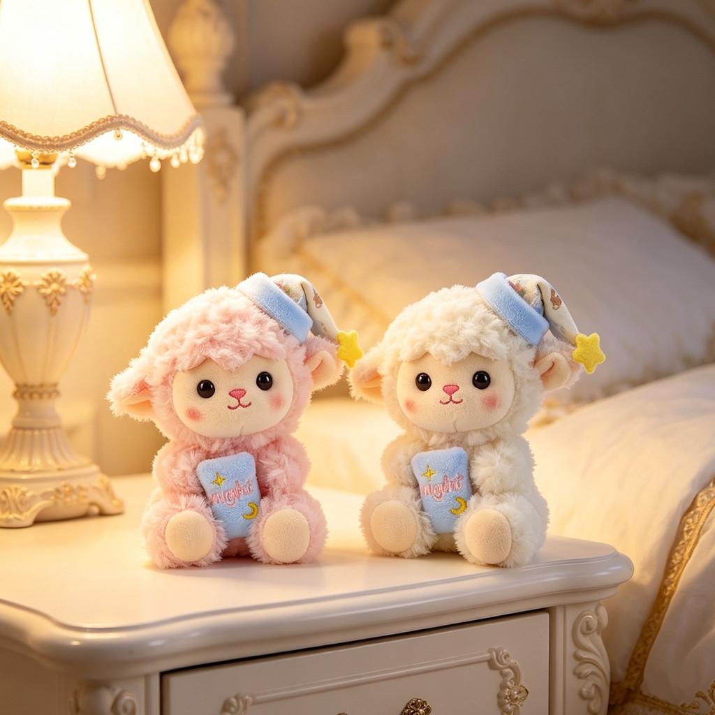 Portachiavi Peluche Pecora Cartone Animato Per Zaini Regalo Per Bambine