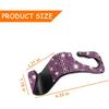 Mandark 4PCS Bling Car Seat Headrest Hooks, Crystal Rhinestone Vehicle Seat Back Hanger For Grocery Purses Handbags, Diamond Auto Seatback Storage