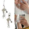 Unique Jellyfish Phone Charm Hanging Rope Sea Theme Star Pendant Phone Chain Strap Handmade Beaded Keychain Accessory