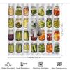 Luxe Bedrukte Douchegordijn Waterdicht Badkamer Decoratie Huisdecoratie Huisdier Portret Canvas Print Boot Print Bloemen Waterval