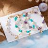 Bohemian Holiday Necklace Bracelet Set Female Ins Summer Dopamine Gravel Starfish Conch Necklace