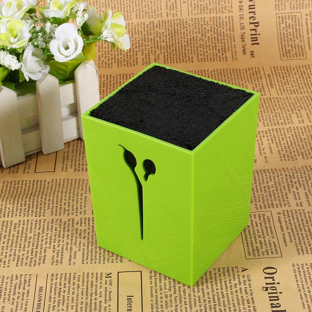 Nieuwe 3 Kleuren Kappers Kapsalon Kammen Klemmen Scharen Houder Standaard Stopcontact Gereedschap (Groen)