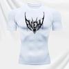 Herren Sommer Sportbekleidung Laufen und Radfahren Enges Kompressions-T-Shirt Hohe Elastizität Outdoor-Sport Komfortables Kurzarm-Top zum Joggen