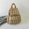 Schoolbag1011 Summer New Pleated Cloud Bag Women's Korean Version Niche Bubble Large-capacity Cotton Bag Casual Backpack
