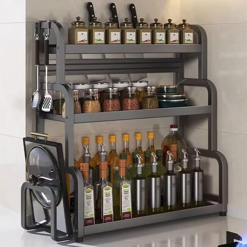 Kitchen Countertop Seasoning Storage Rack