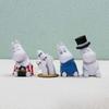 4Pcs Moomin Cartoon Dolls Decoration  Anime Action Figure Q Figural Car Desktop Decoration Model Children Christma Birthday Gift