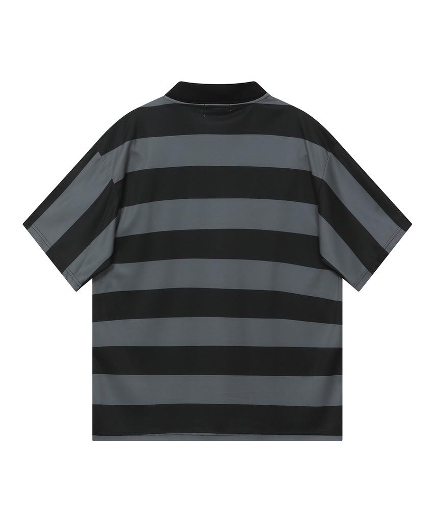BAUF Haus Striped Jersey T-Shirt [Black]