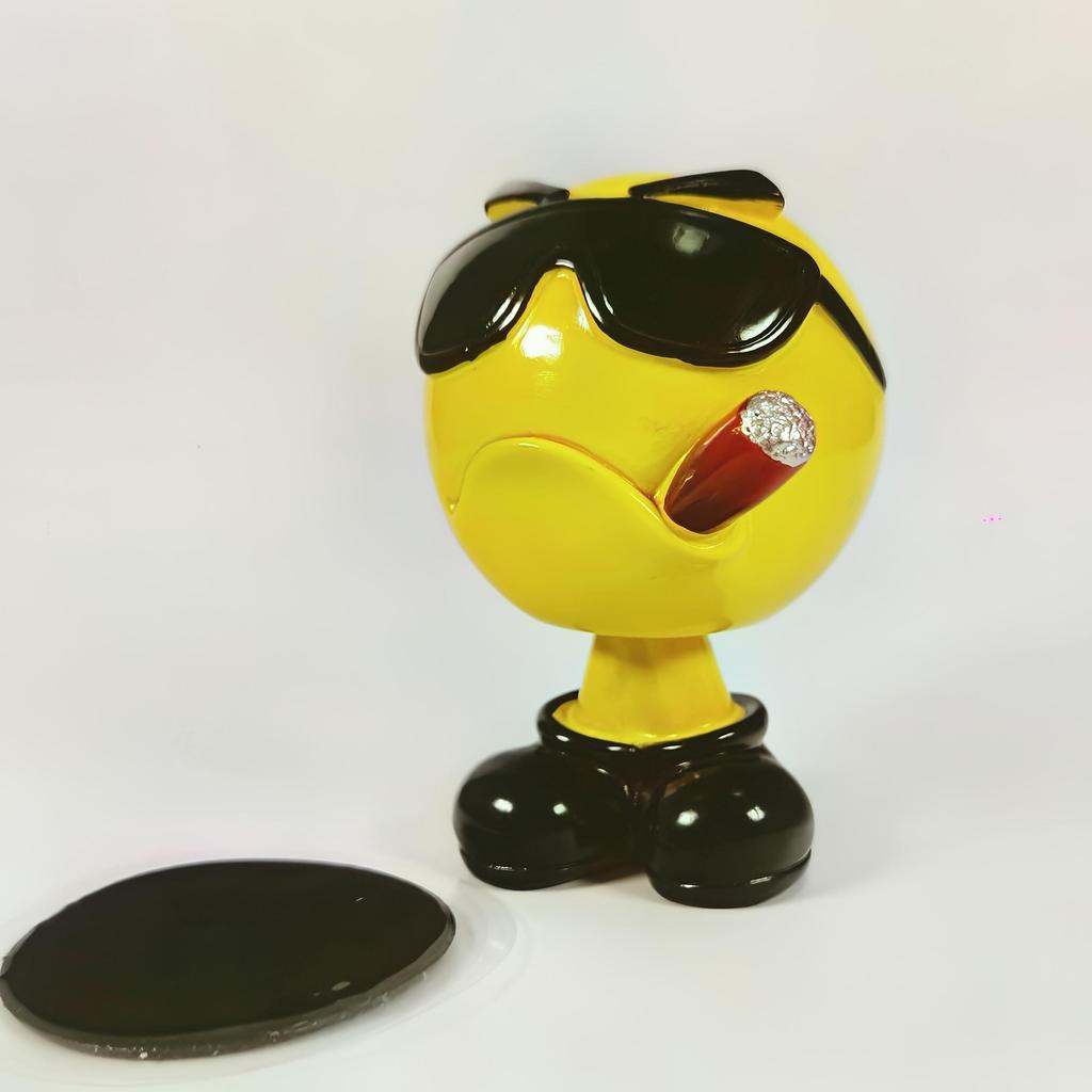 A Creative Fun Car Ornament, A Decorative Piece for The Car Dashboard and Desktop, Unique and Personalized Accessory, Comes with A Black Pad.