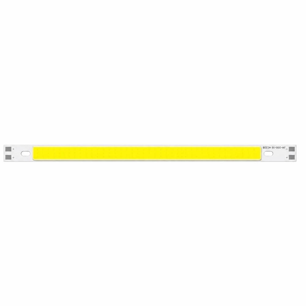 2 Stück 12-14V COB LED Lichtchip 10W LED Lichtplatine Streifenform Lichtquelle Einbauleuchte
