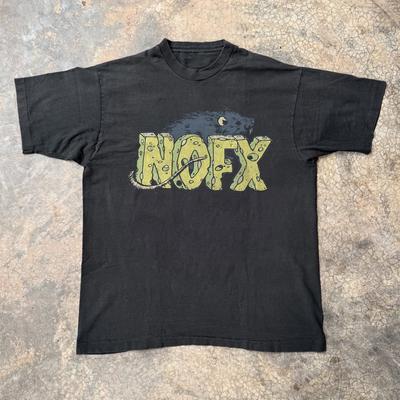 NOFX Rat Cheese T-Shirt, Unisex Schwarzes T-Shirt, Größe S-5XL