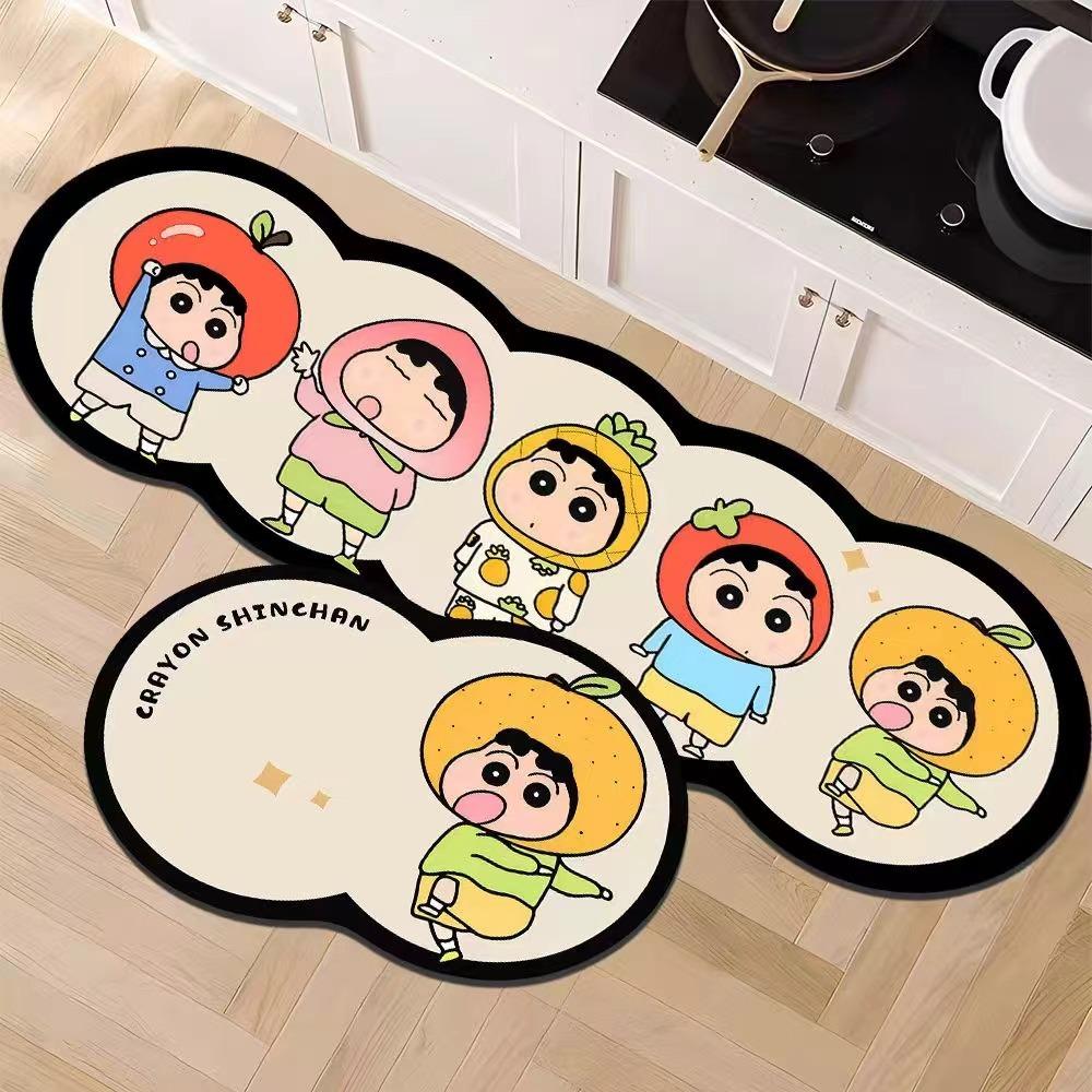 Buntstifte Kleine Neue Fußmatte Haushalt Küche Weiche Kieselgur Fettabweisende Fußmatte Cartoon Saugfähig Schnelltrocknende Fußmatte