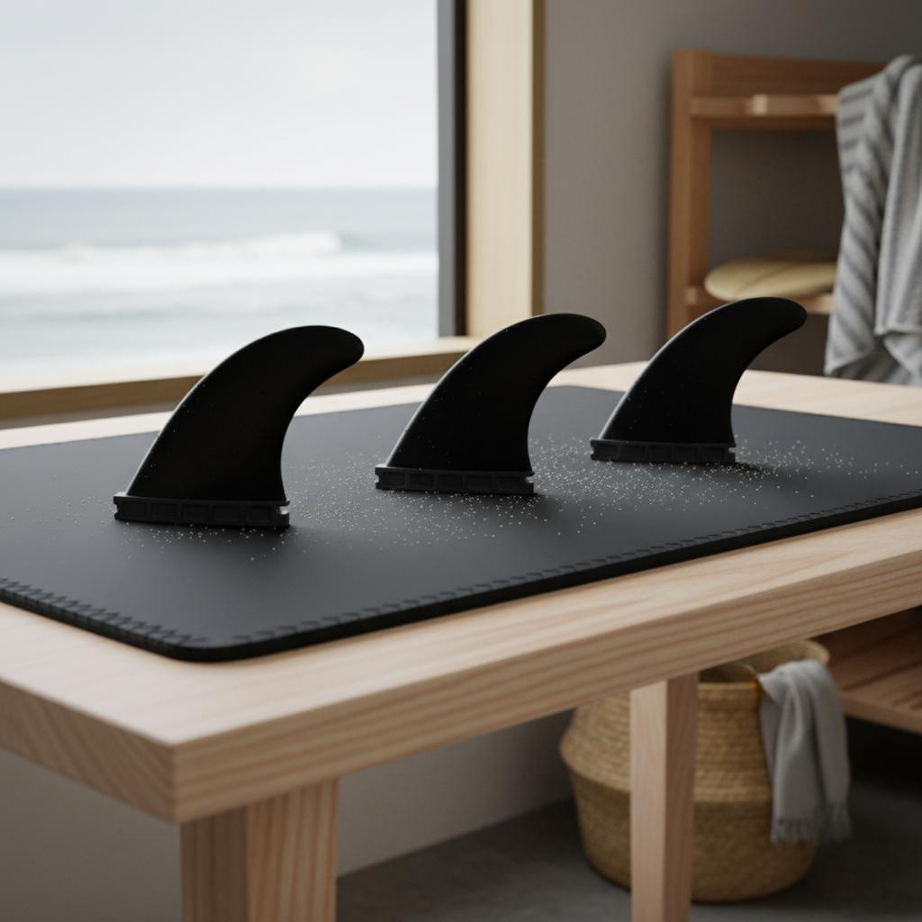 3 Pieces Future System Fins Long-Lasting Pvc Future Design Fins Surfboard Tail Rudders Lightweight Surfing Equipment