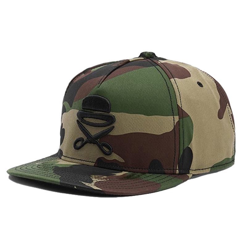 New Tide Scissors Embroidered Baseball Hat Men's Casual Hip Hop Hat Women's Outdoor Sunshade Hat Flat Edge Hat Sports Decorative