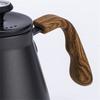Edelstahl Schwanenhalskessel 1,2L mit Thermometer und Hitzebeständigem Griff für Präzision beim Kaffeeaufgießen
