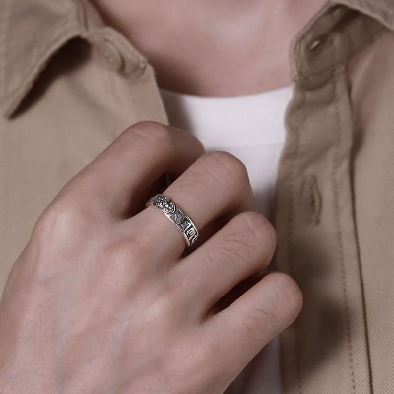 Adjustable Plated Pixiu Ring Men Minimalist Unisex Fashion Statement Finger