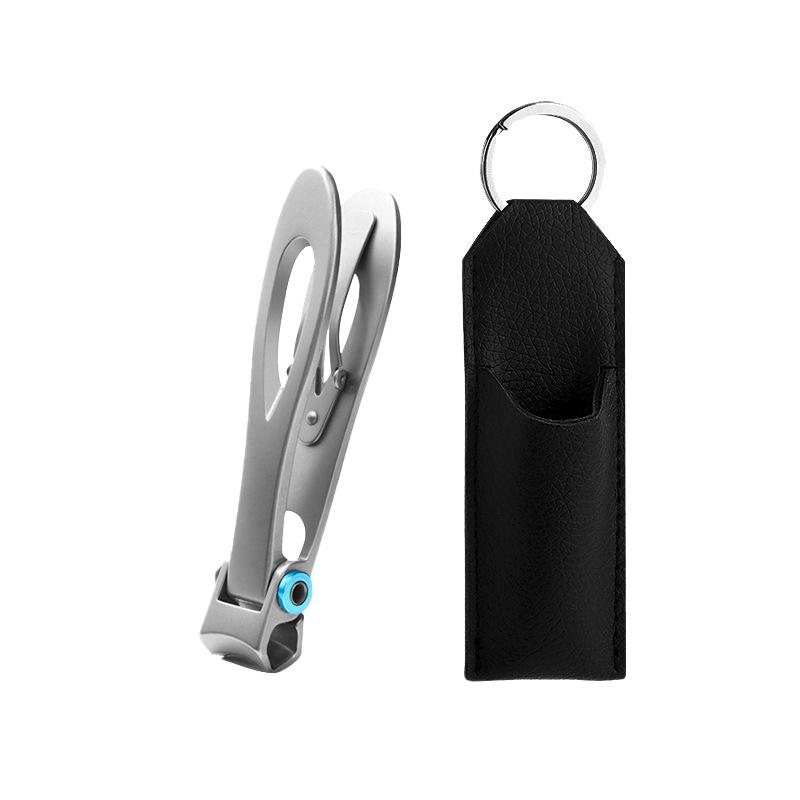 Stainless Steel Wide-Opening Anti-Splash Nail Clippers for Thick Toenails