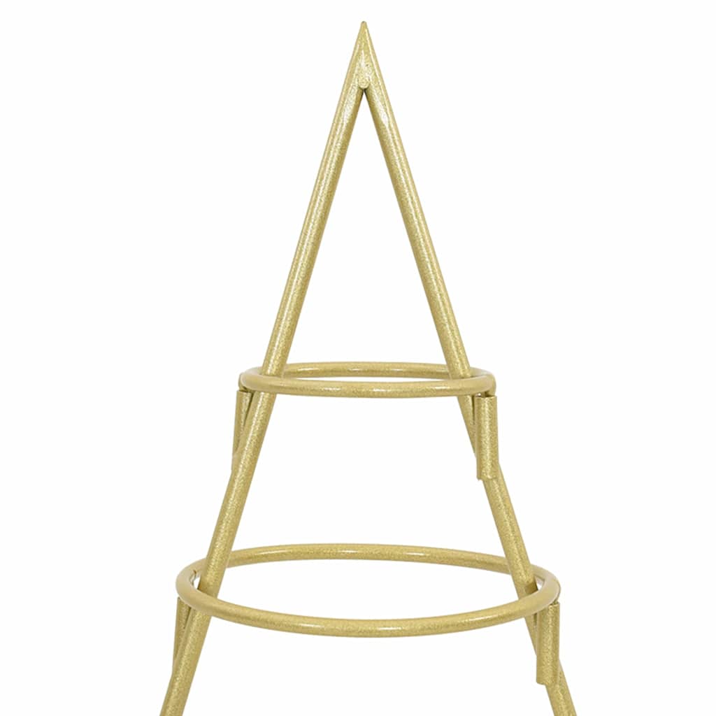 Metal Christmas Tree Gold 125 cm Powder Coated Steel