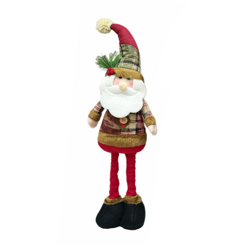 Telescopic Santa Claus, Snowman & Reindeer Standing Ornaments - Holiday Decoration Dolls