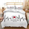3D Minimalist Couple Home Bedding Set Bohemian Romantic Bedding and Pillowcase Bedding Set AU/EU/US Full Size Home Decoration