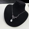 New Minimalist Ins Snake Shaped Pendant with A Cool and Luxurious Feel, Featuring A Small Bead Necklace for Women