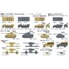 Pit Road 1/700 MI Series WWII German Military Vehicle Set 1 Plastic Model MI02 Brown Small