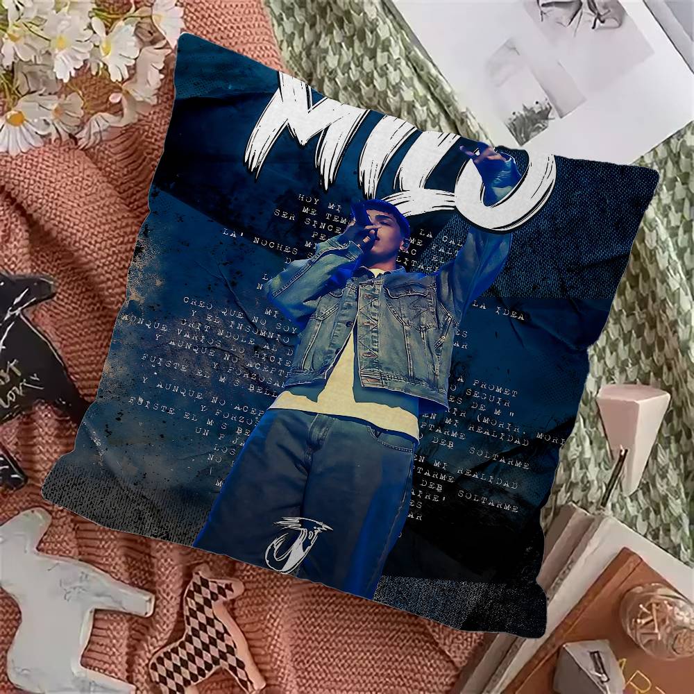 Singer M-Milo J Personalized Pillow Cover Kids Bedroom Wild Party Decor Pillowcase Kid Birthday Shower Gift