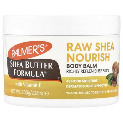 Fórmula com Manteiga de Karité e Vitamina E, Bálsamo Hidratante de Manteiga de Karité Crua, 200 G (7,25 Oz)