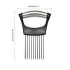 Stainless Steel Onion Holder Slicer Pin Kitchen Tool