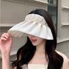 Summer Wide Brim Sun Hat With Foldable Design For Women Outdoor Sun Protection