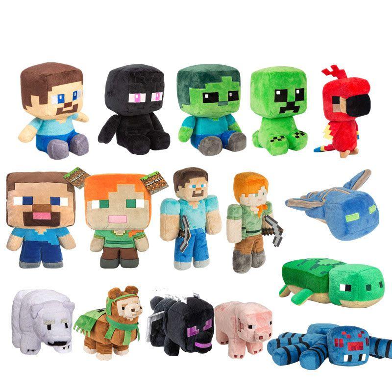 Minecraft Soft Plush Toy Animal Stuffed Pixel Doll Gift For Kids