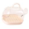 Ventilated Small Animal Carriers Cage with Top Airflows Clear View Design Water Bottle For Pet Monitoring Outdoor Trip