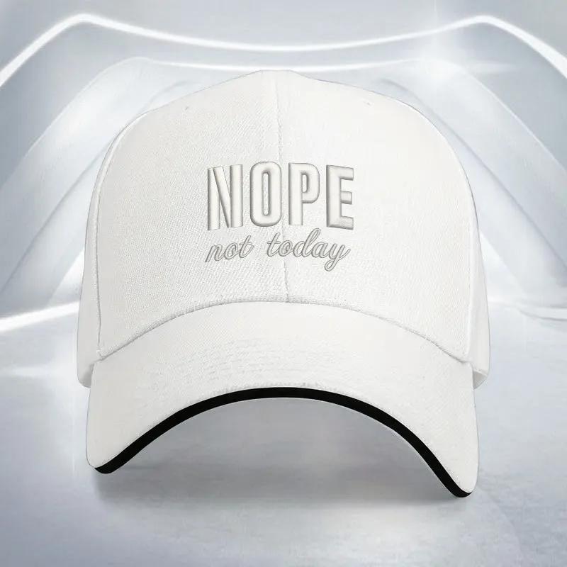Nein, heute nicht Lustig Slogan Baseballkappe Verstellbar Polyester Lässig Outdoor Unisex Erwachsenen Hut
