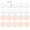 50x 7mm Clear Disc Pads Stabilizer Plastic Earring Back Stopper Clear Silicone Earrings Back for Piercing Bumps