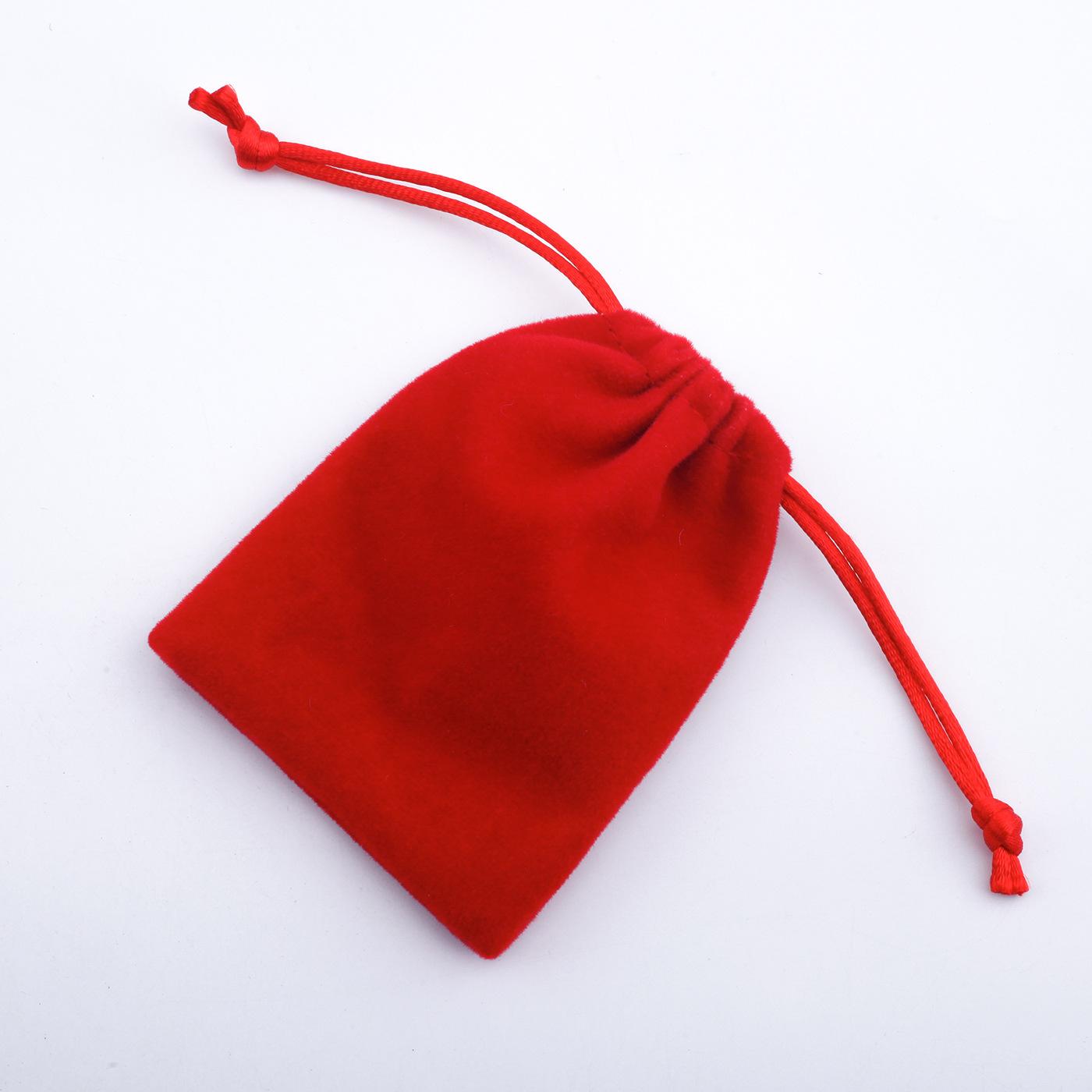 

1Pc String Gift Bag, jewelry bag, durable Drawstring gift bag, suitable for gift and jewelry storage красный