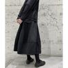 Johnature Autumn Winter Thickened Casual Balloon Skirt Versatile Stylish Elastic Waist Women Skirts