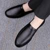 2024 New Genuine Leather Men Casual Shoes Luxury Brand Mens Shoes Breathable Slip On Black Business Formal Shoes