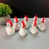 3D Printed Hen Statue Chicken Figurine Animal Sculpture Indoor/Outdoor Home Or Car Ornament Perfect Gift
