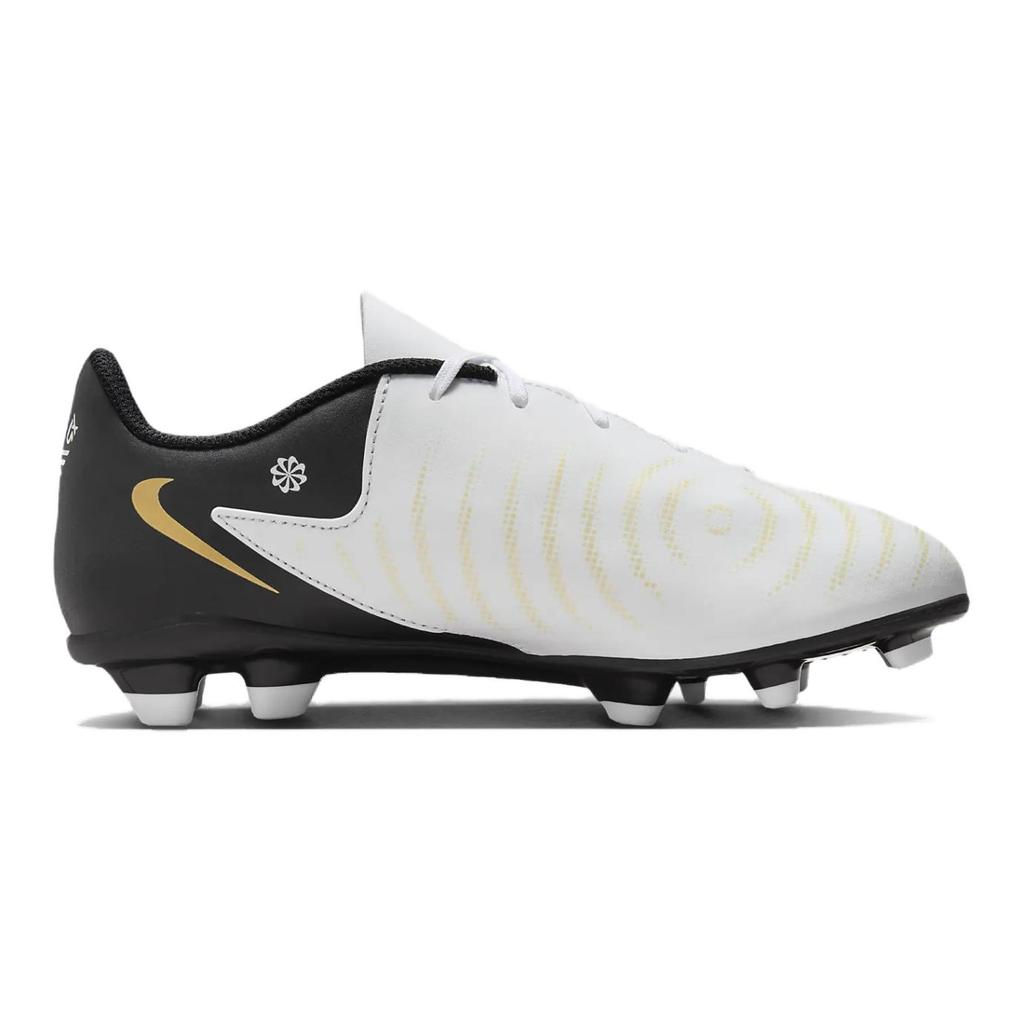 Nike Phantom GX 2 Club MG GS Mad Ready Pack Kids Sneakers White Metallic-Gold-Coin Black FJ2600-100