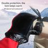 Handlebar Mittens Cold Weather Motorcycles Handlebar Mittens Windproof & Coldproof PU Handle Bar Warmer Covers