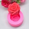 Bloom Rose Silicone Cake Mold 3D Flower Fondant Mold Cupcake Jelly Candy Chocolate Decoration Baking Tool Mould
