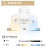 [Forward and Reverse Rotation, 2025 Enhanced Version] Smart Speaker Compatible, Remote Control Ceiling Fan Light, 20W, 4000lm, Oscillating, Nordic