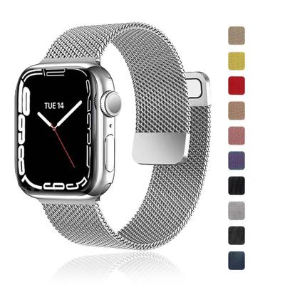 Magnetic Stainless Steel Milanese Strap for Apple Watch & iWatch Series