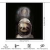 Space Cat Astronaut Shower Curtain Galaxy Kitten Bathroom Decor Cosmic Pet Lover Gift Modern Home Decor